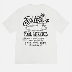 Stussy "Pool Service" Natural T Shirt Men XXL